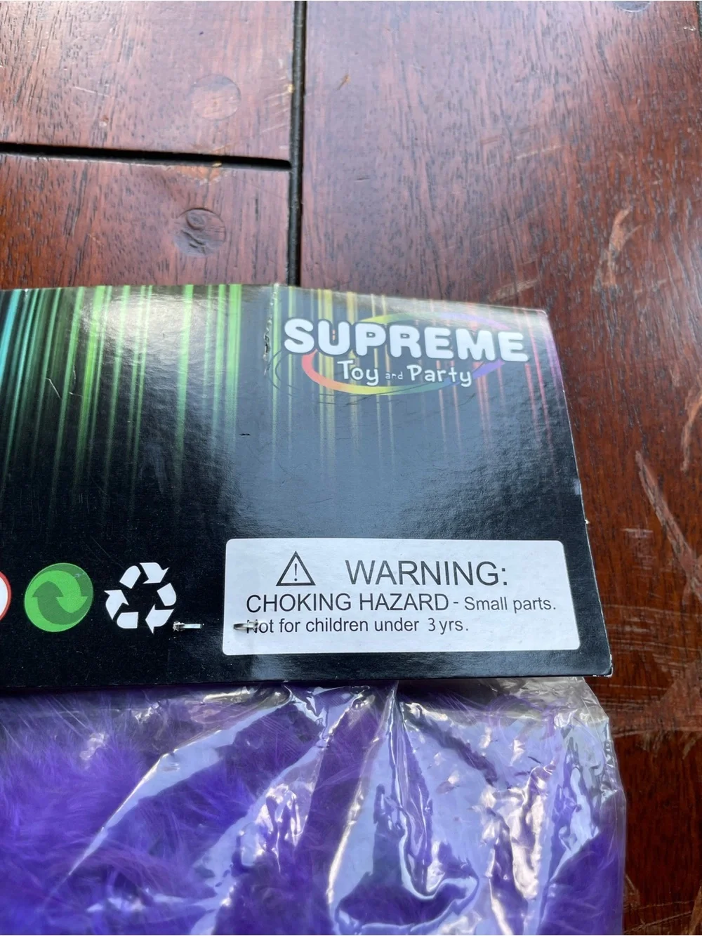 Supreme Purple Feather Novelty Boas